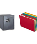 Fireproof And Waterproof Steel Home Safe With Digital Keypad Lock To Keep Your Stuff Safe For Documents And Valuables UL Classified