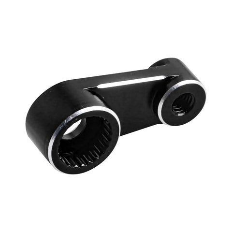 Aluminum Servo Horn Arm Upgrade For One Eighteen Scale Traxxas TRX4M TRX4MT RC Crawler Stock Servo Replacement Black Anodized Finish