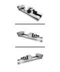 Dead On 5 Inch High Precision Manual Flat Vice Toolmaker Vise For CNC Grinding And Milling Machines solid steel jaws side view