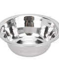 Stainless steel bowl from Solo Camping Stainless Steel Outdoor Tableware Set With Rustproof Mess Kit And Storage Bag.
