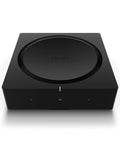 Front view of Versatile Home Audio Amplifier For Any Setup From Your Turntable To Outdoor Speakers Powers Vinyl CDs Stored Audio Files And Streaming And Even Expands Your Backyard Entertainment Black