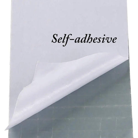 Close-up of Self Adhesive Mirror Mosaic Sheets Pack With 9440 Pieces Of 5x5 Mm Silver Square Glass Tiles Easy Peel And Stick backing