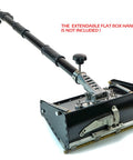 2 In 1 Mud Compound Putty Drywall Finishing Box Tool for 6 and 8 Inch with pro grade heavy duty design, black color