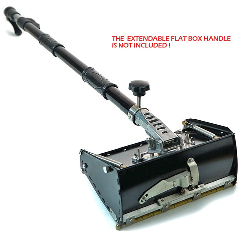 2 In 1 Mud Compound Putty Drywall Finishing Box Tool for 6 and 8 Inch with pro grade heavy duty design, black color