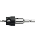 Centrotec 3.5mm Countersink Drill Bit True Blue Straight Shooter, heavy-duty HSS, designed for one-step drilling and chamfering.