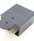Close-up view of the EWESD Wall Mount Holder Bracket Stud Finder showing its black sturdy material and unique design.