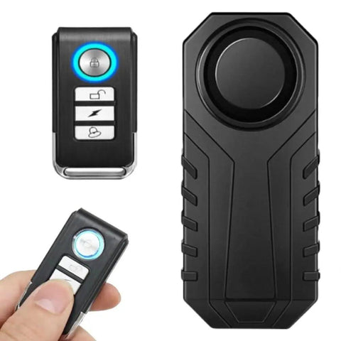 Crazy Loud 113dB Bike Alarm With Remote For Anti Theft Wireless Vibration And Motion Sensor IP55 Waterproof Bicycle Motorcycle Bell KS SF22R Three Volume Levels For Outdoor Security