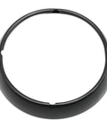 Black 7 Inch Headlamp Trim Ring Cover Replacement For Harley-Davidson Touring on white background