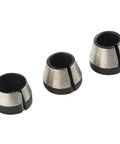 Three Piece Collet Chuck Set 6mm 6.35mm 8mm For Engraving Trimming Machines, Electric Routers And Milling Cutters