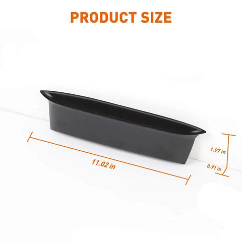 Passenger Storage Tray Organizer For 2011 To 2018 Jeep Wrangler JK JKU Two And Four Door Grab Tray dimensions 11.02x1.97x0.91 inches
