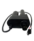 24V Linear Actuator Replacement For Serco Dock Leveler 341 008 341008 Four Inch Stroke V250 V450 showing black gearbox with wiring.