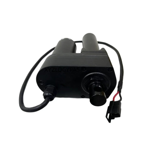 24V Linear Actuator Replacement For Serco Dock Leveler 341 008 341008 Four Inch Stroke V250 V450 showing black gearbox with wiring.