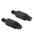Two chamfer tools for Complete Brass Case Prep Kit With Inside Chamfer Tool And Outside Debur Ultimate Primer Pocket Reamer