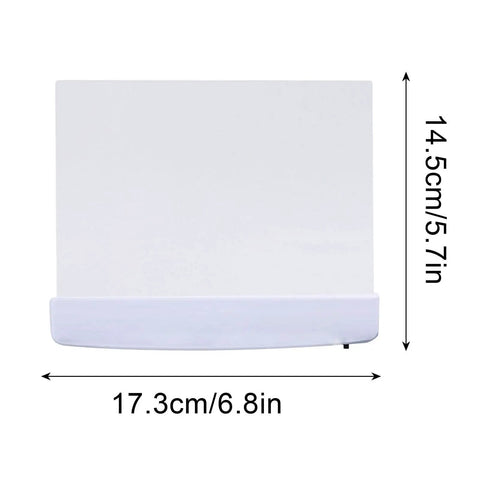 Flat Page Book Light With Clear LED Panel For Reading In Bed At Night Full Page Illumination Lamp Board Wireless White Reading Light For Nighttime Comfort Cozy Warm Glow And Crisp Clear Page Illumination