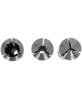 29 Piece R8 Steel Spring Collet Set for CNC Milling Chuck and Lathe Tool Holder, close-up of collets from 1/32 to 1 inch