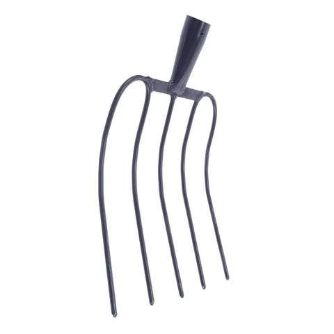 Heavy Duty Manure Fork Handheld For Farm And Garden Cleanup Iron Construction Durable Go To Tool For Horse And Cow Manure Easy To Use Outdoor Farm Chore Aid With Strong Fork Design.