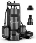 1.6HP Submersible Sump Pump With Float Switch 6000GPH High Flow Water Removal, included accessories
