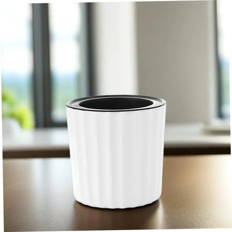 4 Pack Self Watering Orchid Pots With Drainage Holes For Indoor Plants And Herbs White Plastic Planters For Orchids And Small Flowers Easy Care Low Maintenance Gardening Supplies white plastic orchid pot