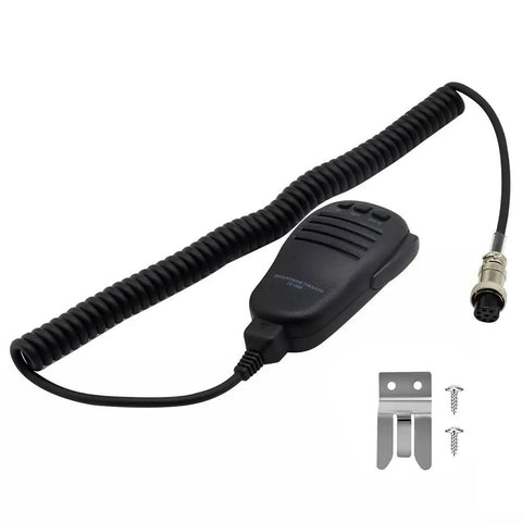 Rugged Handheld Speaker With Mic And Microphone Hanger For FT Series Ham Radios Providing Long Range Voice Transmission And Crystal Clear Audio