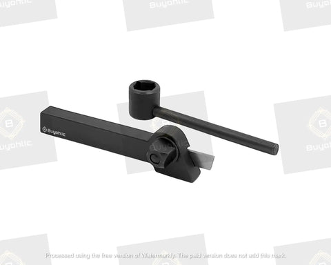 Top Shelf Straight Shank Lathe Parting Tool Holder With Tough HSS Steel Blade Delivers Sweet Precision Cuts And Clean Grooving For Heavy Duty Machine Shop Projects That Mean Business