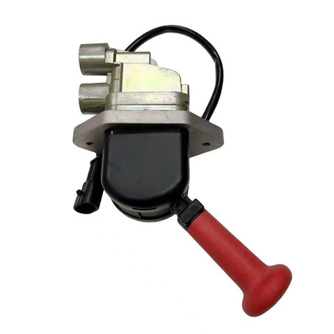 Brake Valve For Service Pneumatics PN-10257 with red handle, Eurotech MT 7.685 1993-1996, fits 1524294 and 8132394.