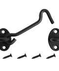 Heavy Duty 4 Inch Stainless Steel Gate Latch With Hook And Eye Barn Door Lock Hardware Built To Last Easy Mount Screws Rust