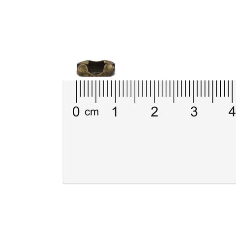 Three Point Two Millimeter Ball Chain Connector Clips Crimp Links For Bead Chains Iron Bronze Finish Built Tough Clasp Fasteners Fits Three Point Two Millimeter Bead Chain Pack Of 200 Durable Jewelry Craft Hardware For DIY Projects, bronze clip on ruler