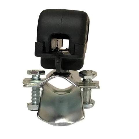Heavy Duty Trolley Carrier For Cables And Hoses 0.60 To 0.94 Inch Diameter with smooth nylon wheel, metal bracket view.
