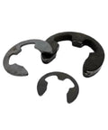 580 Piece External Retaining Ring E Clip Circlip Washer Kit For Shafts 1.5mm To 10mm Black Steel, easy install, durable