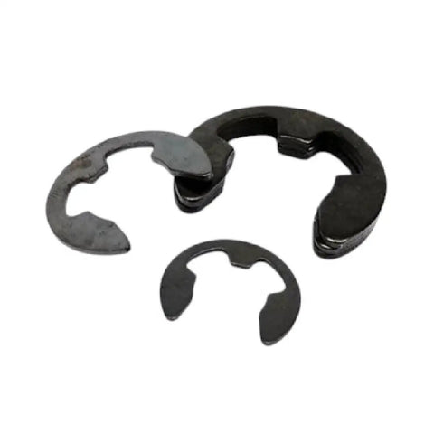 580 Piece External Retaining Ring E Clip Circlip Washer Kit For Shafts 1.5mm To 10mm Black Steel, easy install, durable