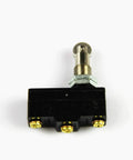Heavy-Duty Waterproof Micro Switch With Travel Limit Function For Industrial Controls, 250V 5A, -25 To 80 C, Rugged RoHS Compliant Switch For Machinery, Durable Travel Sensor, black base with silver mechanism