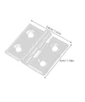 Frosted Acrylic Cabinet Hinge With Pre Drilled Holes For Easy Install DIY Friendly Hardware For Home And Commercial Spaces Transparent Hinge