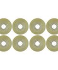 Inline Skate Wheels 76mm 82A Clear Outdoor Set 8 for Budget Friendly Upgrades Durable Polyurethane Replacement