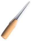 Heavy Duty Pro Grade Two Pack Alloy Steel Tapered Awls With Sturdy Wood Handles Tough Punching Tools Sick For Leatherwork Canvas Sewing And Weekend DIY Grinds Knockout Quality Fixups, 4.73in length with wooden handle.
