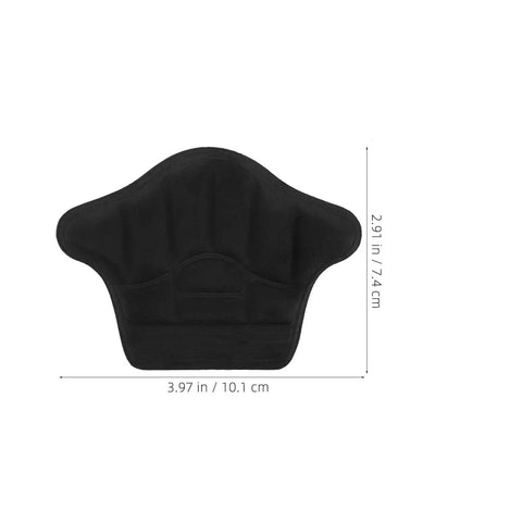 Premium Heel Grips Insert Kit Locks Your Shoes In Place Zero Wiggle Room Foam Heel Pads in black, 3.97 x 2.91 inches, for snug fit.