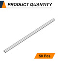 Heavy Duty 50 Pack M2 Dowel Pins 2 Millimeter X 50 Millimeter Long 304 Stainless Steel Cylindrical Shelf Support Pegs individual dowel pin with silver finish