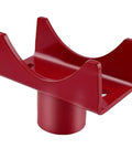 Heavy Duty Bottle Jack Axle Adapter Saddle Fits 2 Inch, 3 Inch, And 4 Inch Round Or Square Axle Tubes, alloy steel, front view.