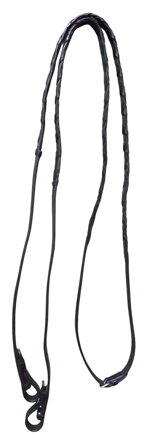 54 Inch Full Size English Laced Leather Horse Reins For Daily Training And Comp Premium Soft Leather Construction With Durable Hardware Black Pro Everyday Ready