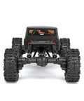 Front view of Ascent-18 Apex 1/18 Scale Brushless Rock Crawler With Carbon Fiber Chassis, 4WD RC Car For Adults, showcasing suspension detail