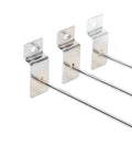 Close-up of Heavy Duty Slatwall Hooks Set 50 Pcs Aluminum Alloy Hangers for Space Organization in Home Office and Store