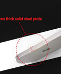4mm thick solid steel plate detail of Rock Solid 2 Pack Triangle Shelf Brackets Crafted From Heavy Duty Stainless Steel.