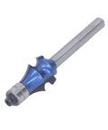 Rock The Shop With This Durable 1/4 Shank Woodworking Router Bit, blue carbide tip, designed for cutting MDF and wood.