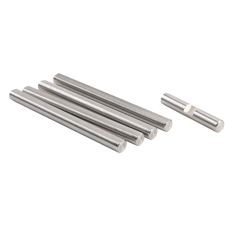 Heavy Duty Bearing Steel Rod D Type Shaft 5mm Diameter Flat Or Round 30mm Or 60mm Length For Voron Motion Parts Linear Shaft Fit High Precision Sturdy Smooth Movement Perfect For 3D Printer Upgrades, 5mm steel shafts