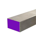 1 Inch By 1.5 Inch By 36 Inch 17-4 Stainless Steel True Flat Bar Hot Rolled For DIY Weldable Projects with purple end view