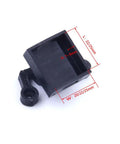 Black 3D printed GPS mount bracket with measurements, compatible with M80 Pro BN220 GPS Module TPU Holder For FPV Race Drones