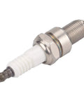 Close-up of a spark plug from High Performance Spark Plug Set for Honda GX Series Lawn Equipment And Small Engines Great For Lawn Care Pros