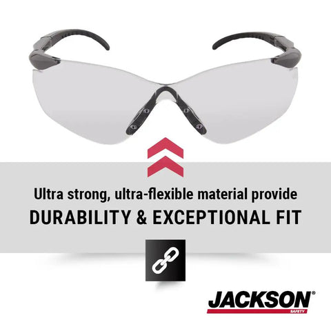 Top Tier Frameless Safety Glasses With Anti Fog Smoke Lenses And Scratch Resistant Coating For Super Comfy All Day Wear Plus Hella Tough Ansi High Impact Eye Protection For Men And Women In Sweet Value Packs Of Twelve.
