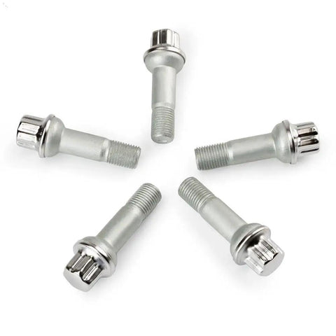 Upgrade Your Ride With A Cool 5X Chrome Wheel Lug Bolt Kit For Mers Des Benz W220 W204 And More To Rock Those Wheels Hard