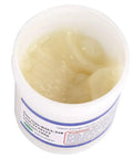 Open jar of Pro Grade Soldering Flux Paste 140g for Mobile Phone PCBs PGA and BGA Repairs That Reduces Spatter and Cold Joints