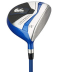 Kid Friendly Junior Golf Gear Set With Bag And Headcover For Ages 4 To 7 Up To 4 Ft 6 In Tall Left Handed Easy To Hit 15 Degree Driver